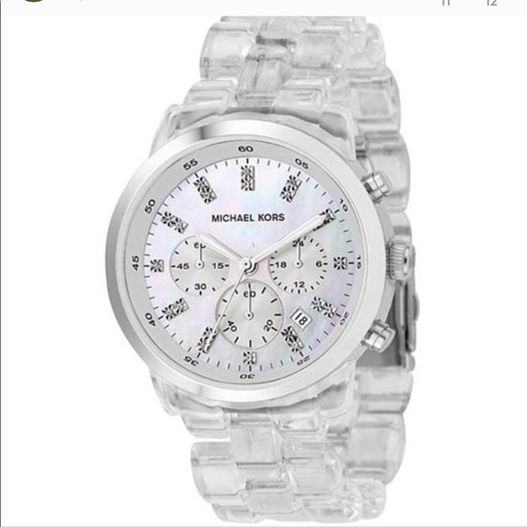 MK Michael Kors Acrylic Watch